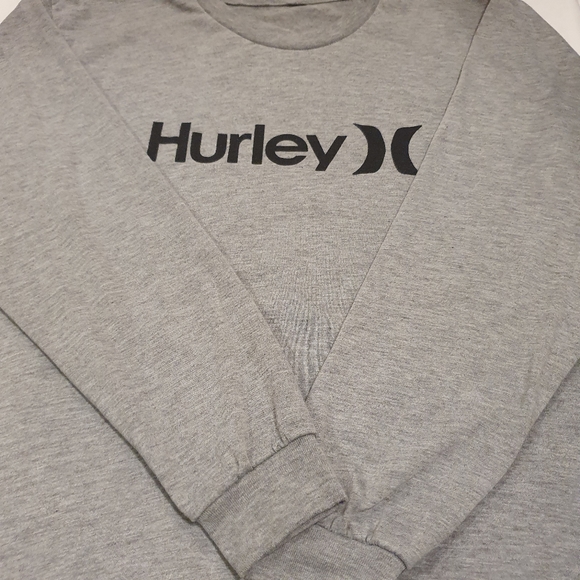 Hurley Mens long Sleeve Grey Sweatshirt Size S - Picture 2 of 6